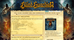 Desktop Screenshot of en.blind-guardian.fr