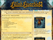 Tablet Screenshot of en.blind-guardian.fr